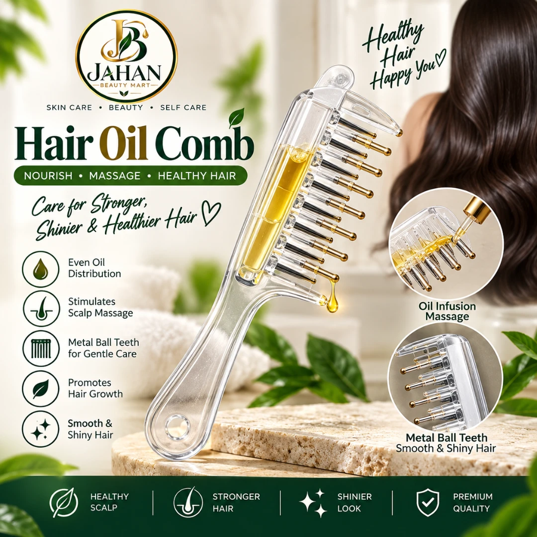 Hair Oil Comb – Scalp Massage & Hair Care Comb