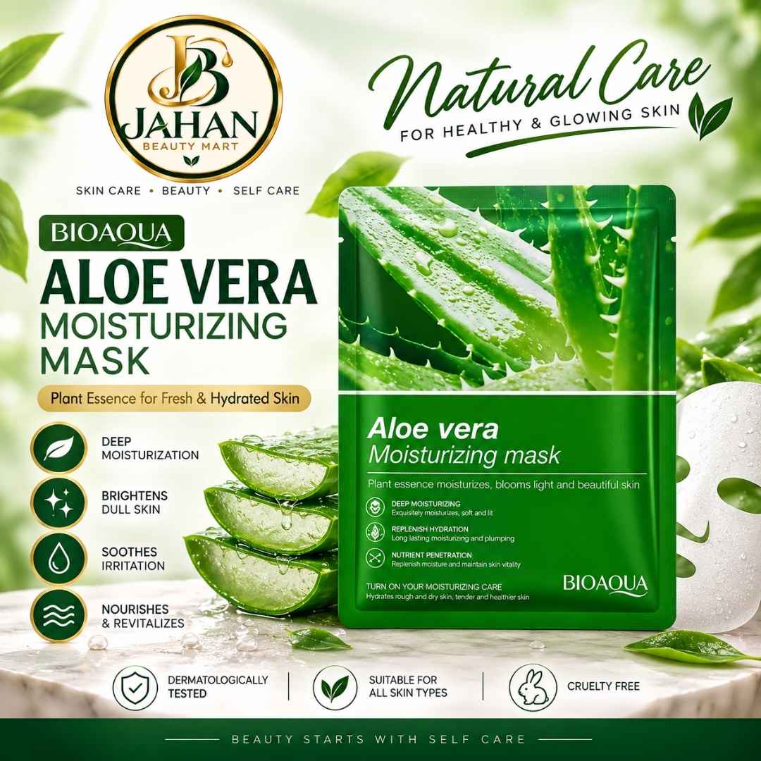 BIOAQUA Aloe vera Moisturizing Nourishing Sheet Mask - 25g