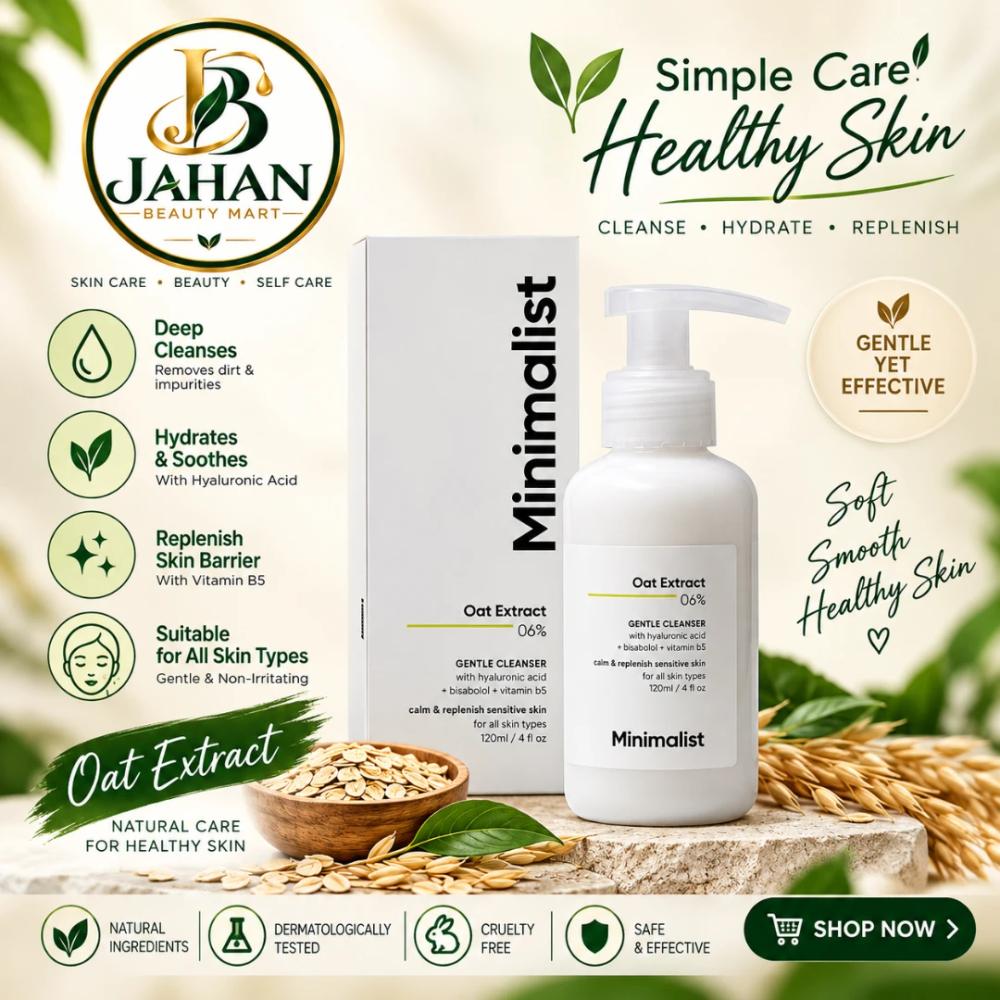 Minimalist Oat Extract 06% Gentle Cleanser 120ml