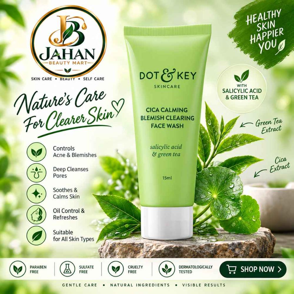 Dot & Key Cica Calming Blemish Clearing Face Wash 15ml