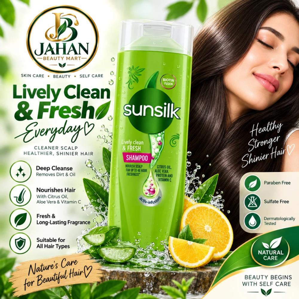 Sunsilk Lively Clean & Fresh Shampoo 300ml