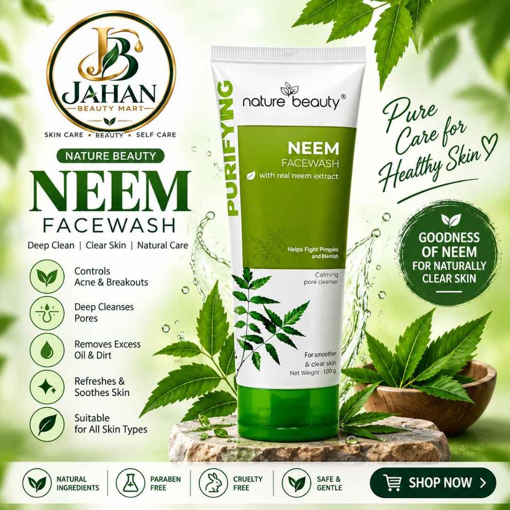 Nature Beauty Neem Face wash 100ml