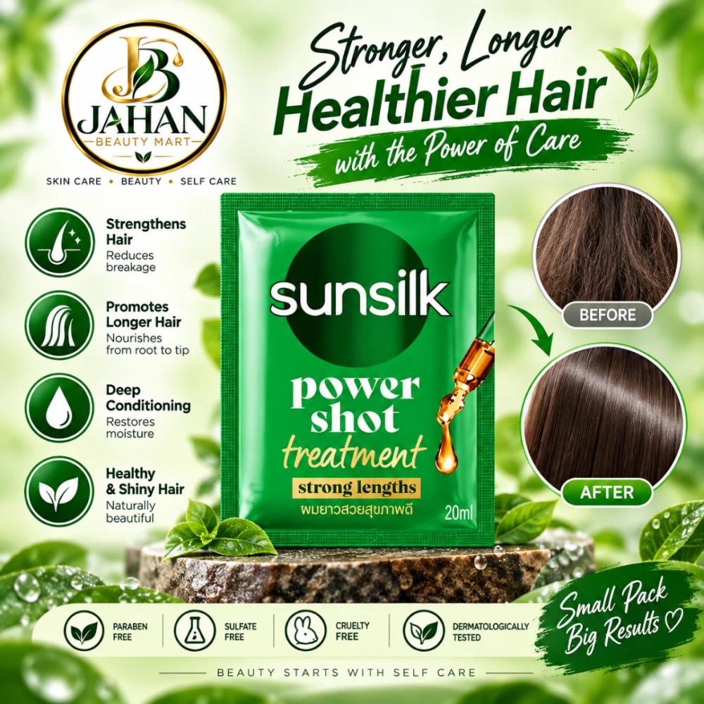 Sunsilk Power Shot Treatment Strong Lengths Hair Treatment 20ml