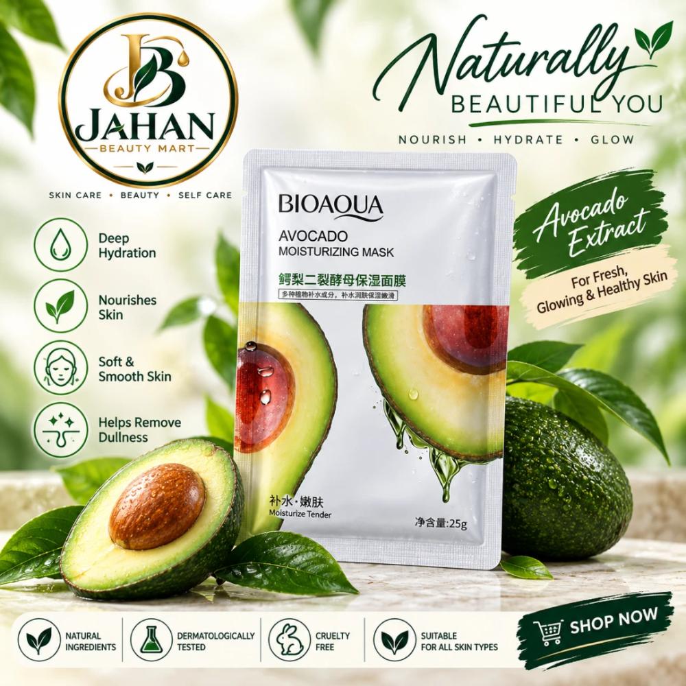 Bioaqua Avocado Moisturizing Sheet Mask 25g