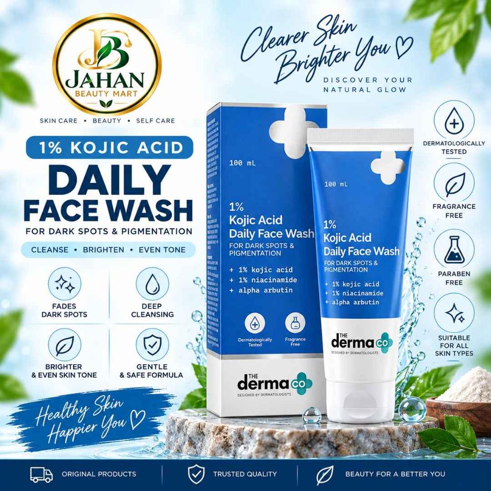 The Derma Co 1% Kojic Acid Daily Face Wash 100ml