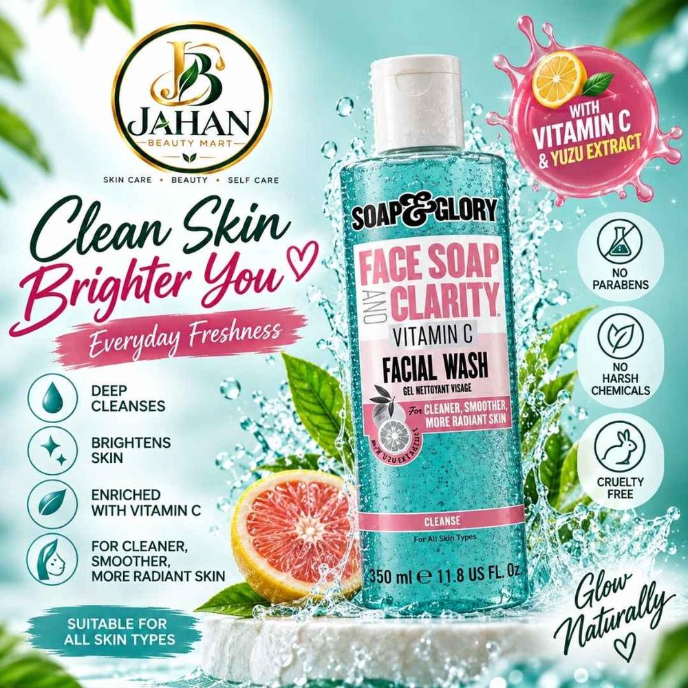 Soap & Glory Face Soap & Clarity Vitamin C Facial Wash 350ml