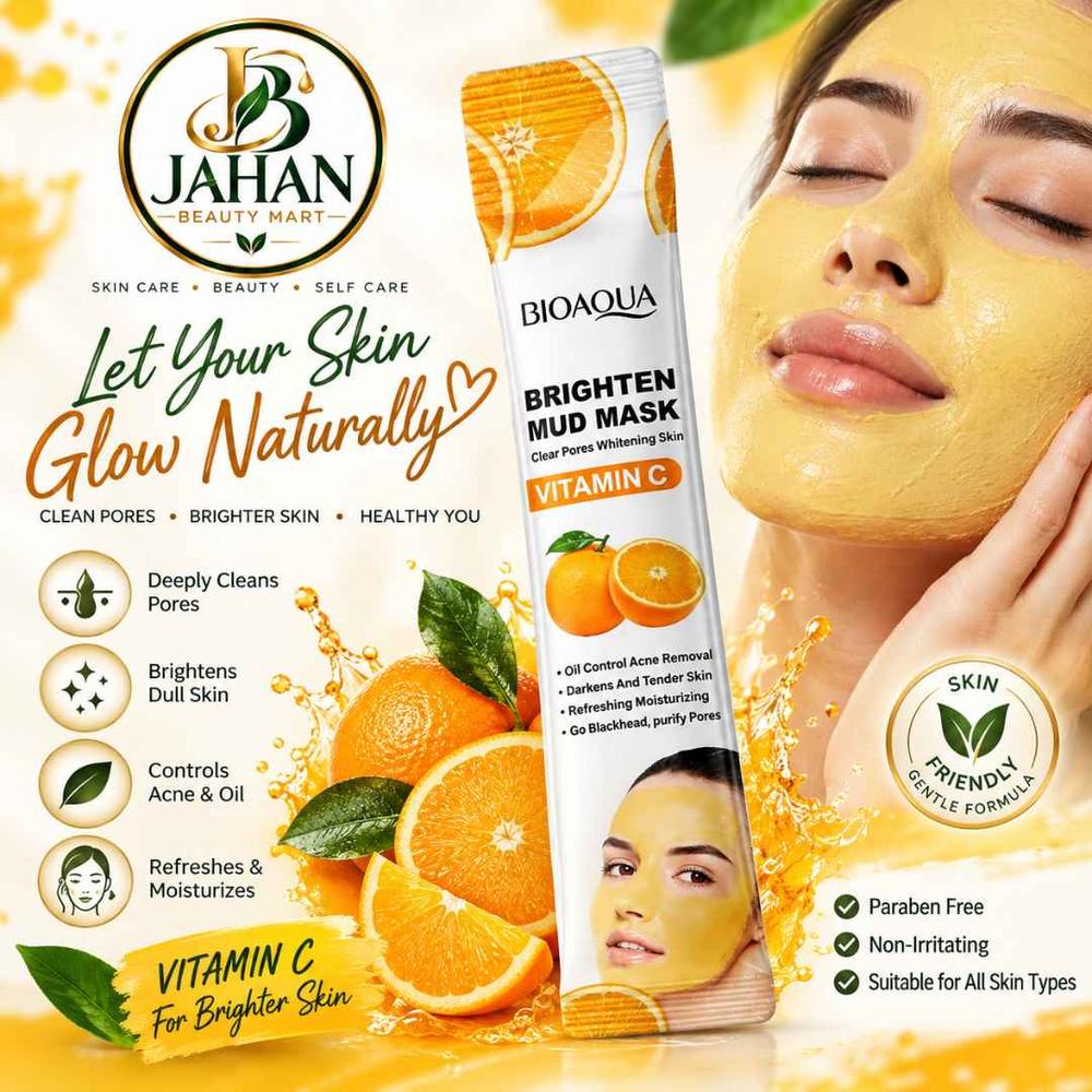 BIOAQUA Vitamin C Brightening Mud Mask 8g